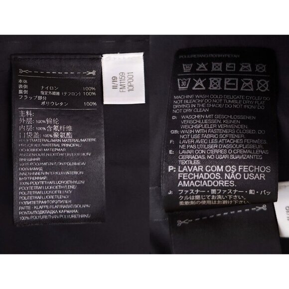 Y-3 Travel GTX Parka Jacket XL Mens Waterproof Nylon Ash Yohji TRVL GTX PRK $995 - Picture 14 of 16